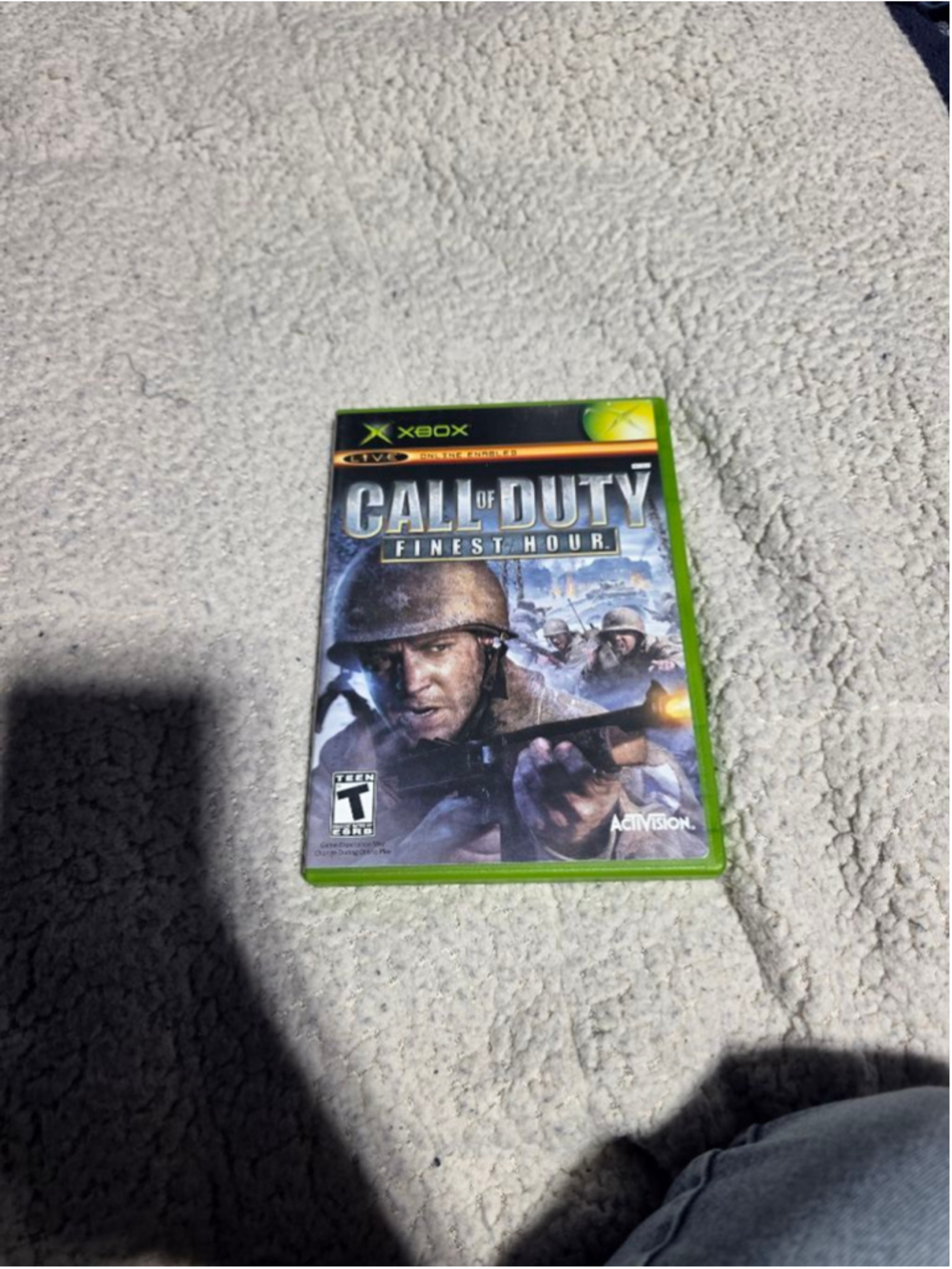 Activision Call of Duty Finest Hour Xbox Video Game One Size Green